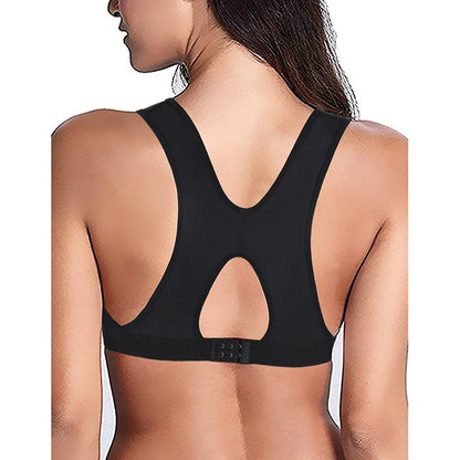 Post Surgery Bra Seamless Sports Front Closure Wirefree Support Adjustable Strap
