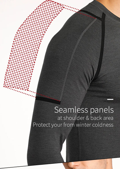 52025 Premium Warm Thermal Underwear – Fleece-lined, Stylish with Superior Warmth. Advanced Insulation & Supreme Comfort