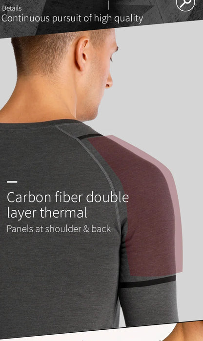52025 Premium Warm Thermal Underwear – Fleece-lined, Stylish with Superior Warmth. Advanced Insulation & Supreme Comfort