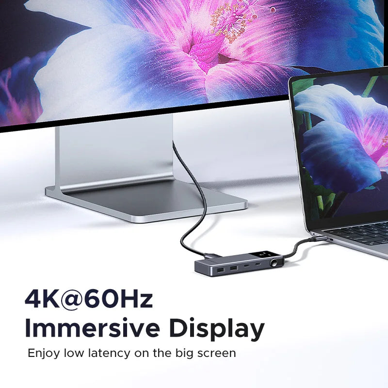 UGREEN USB C HUB 6-in-1 Docking Station – 4K60Hz HDMI Adapter, PD100W Charging, USB3.2 Gen2 Ports - ZOOMNSTORE