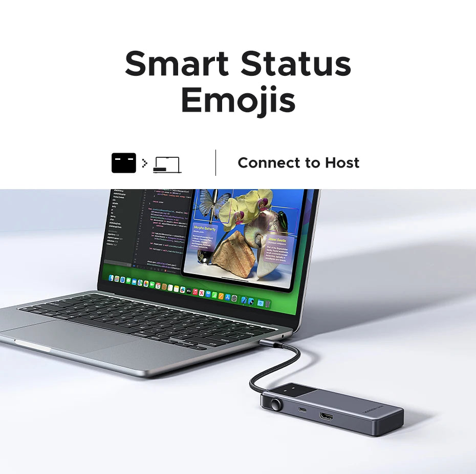 UGREEN USB C HUB 6-in-1 Docking Station – 4K60Hz HDMI Adapter, PD100W Charging, USB3.2 Gen2 Ports - ZOOMNSTORE