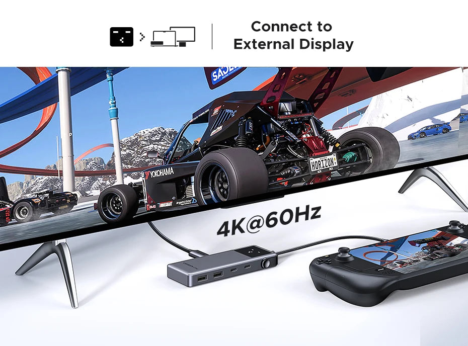 UGREEN USB C HUB 6-in-1 Docking Station – 4K60Hz HDMI Adapter, PD100W Charging, USB3.2 Gen2 Ports - ZOOMNSTORE
