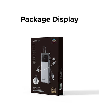 UGREEN USB C HUB 6-in-1 Docking Station – 4K60Hz HDMI Adapter, PD100W Charging, USB3.2 Gen2 Ports - ZOOMNSTORE