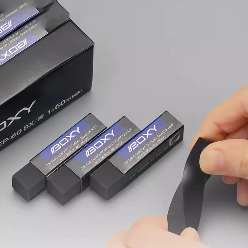 5pcs Japan UNI Eraser Boxy EP-60BX Strong Soft Crumbs Young Student Pencil Eraser Drawing No Marks School Supplies Stationery - ZOOMNSTORE