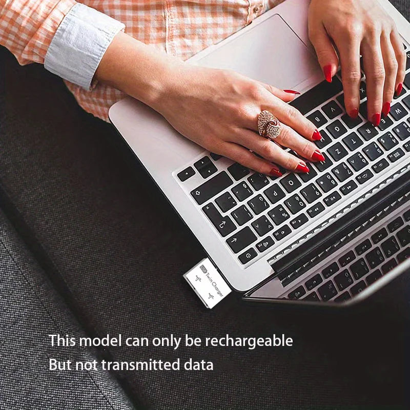 USB 2.0 Splitter - 2 Port USB Hub Adapter for Huawei Xiaomi MacBook Charging - ZOOMNSTORE