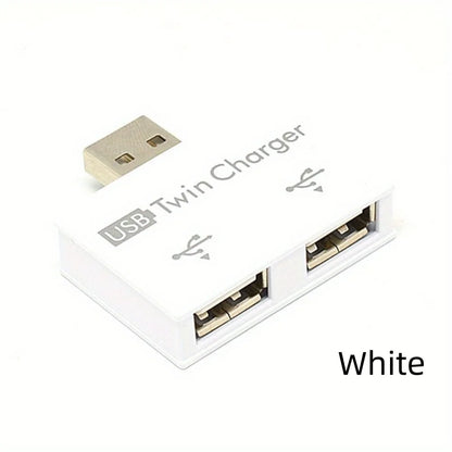 USB 2.0 Splitter - 2 Port USB Hub Adapter for Huawei Xiaomi MacBook Charging - ZOOMNSTORE