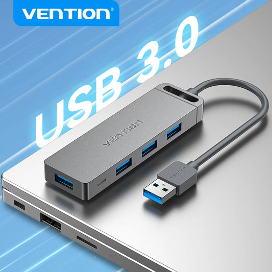 USB 3.0 Hub 4 Port Multi USB Hub for MacBook | Fast Data Transfer Plug and Play - ZOOMNSTORE