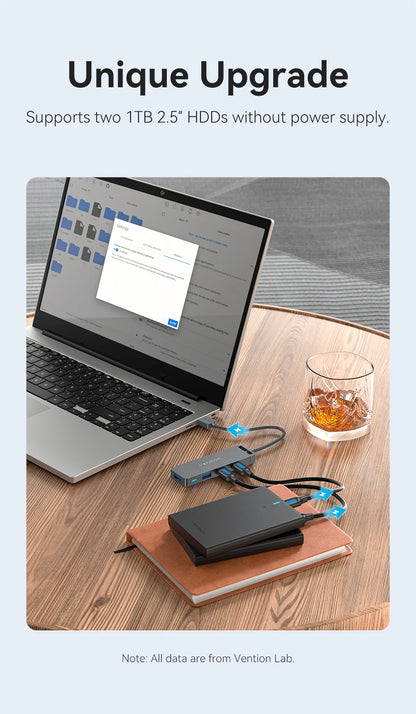 USB 3.0 Hub 4 Port Multi USB Hub for MacBook | Fast Data Transfer Plug and Play - ZOOMNSTORE