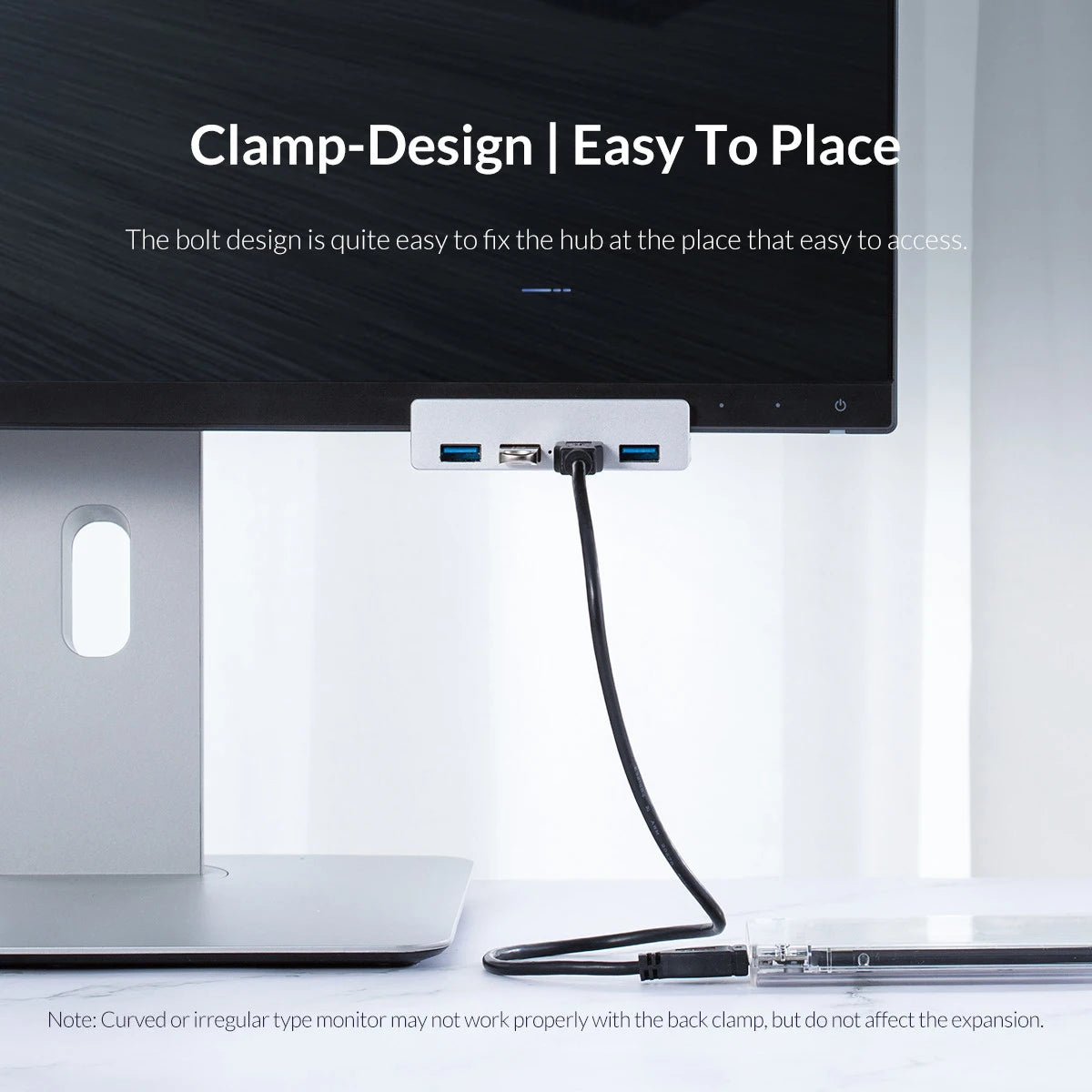 USB 3.0 Hub - 6-in-1 Aluminum Alloy Clip-On Multi USB Splitter with TF Card Slot - ZOOMNSTORE