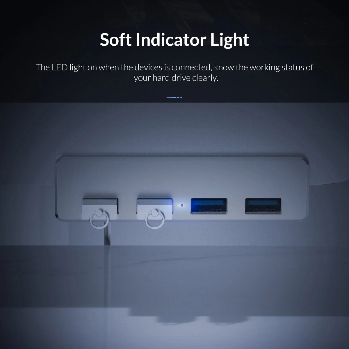 USB 3.0 Hub - 6-in-1 Aluminum Alloy Clip-On Multi USB Splitter with TF Card Slot - ZOOMNSTORE
