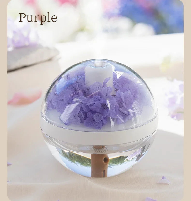 270ML USB Rechargeable Air Humidifier with LED Light - Home Hydration Mist Maker - ZOOMNSTORE