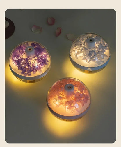 270ML USB Rechargeable Air Humidifier with LED Light - Home Hydration Mist Maker - ZOOMNSTORE