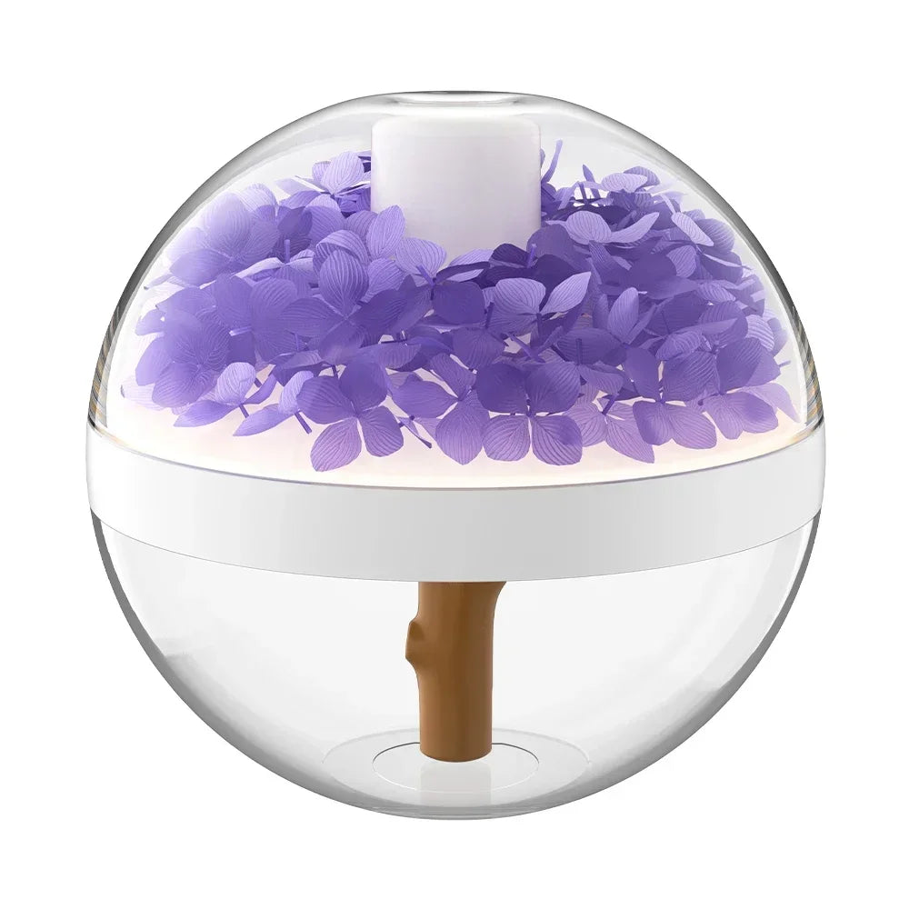 270ML USB Rechargeable Air Humidifier with LED Light - Home Hydration Mist Maker - ZOOMNSTORE