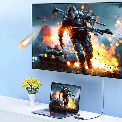 USB C Hub 3in1 Type C Adapter 4K HDMI Docking Station with PD Fast Charge - ZOOMNSTORE