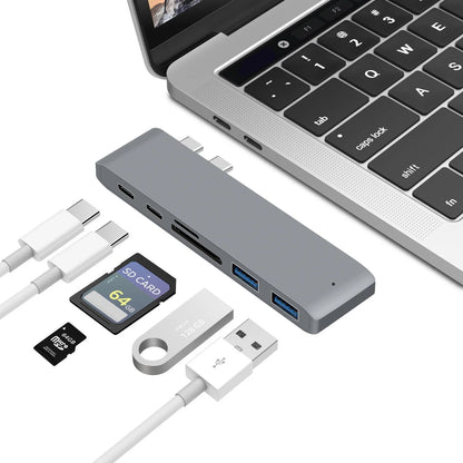 USB C Hub HDMI Adapter - Thunderbolt 3 Multiport Docking Station with 4K Output - ZOOMNSTORE