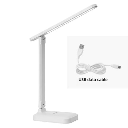USB Rechargeable Folding Table Lamp - Dimmable LED Eye Protection Light for Reading and Study - ZOOMNSTORE