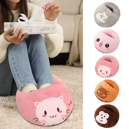 USB Foot Warmer – Electric Heated Foot Pouch with Plush Thermal Cover for Winter Comfort - ZOOMNSTORE