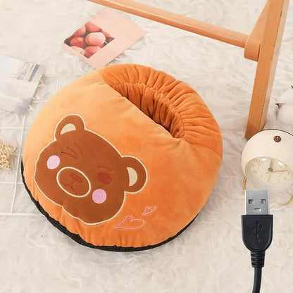 USB Foot Warmer – Electric Heated Foot Pouch with Plush Thermal Cover for Winter Comfort - ZOOMNSTORE