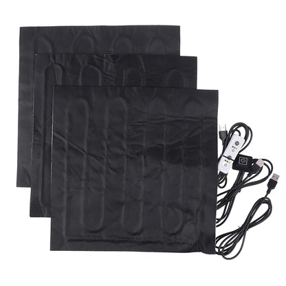 USB Heating Pad - Carbon Fiber Electric Soft Cushion Heater for Winter Vest Warmer - ZOOMNSTORE