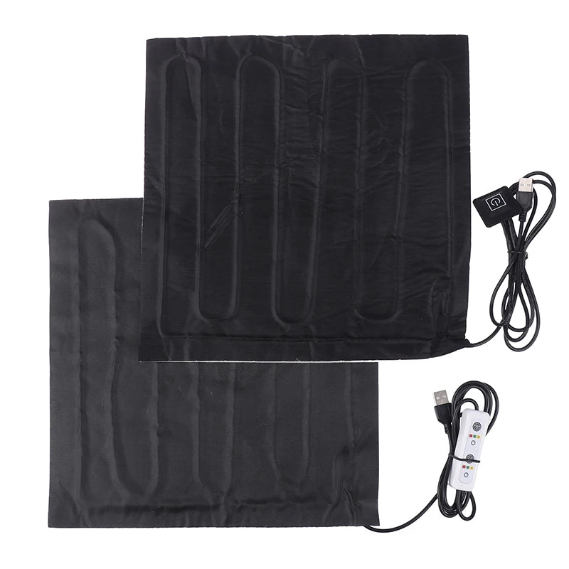 USB Heating Pad - Carbon Fiber Electric Soft Cushion Heater for Winter Vest Warmer - ZOOMNSTORE