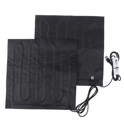 USB Heating Pad - Carbon Fiber Electric Soft Cushion Heater for Winter Vest Warmer - ZOOMNSTORE