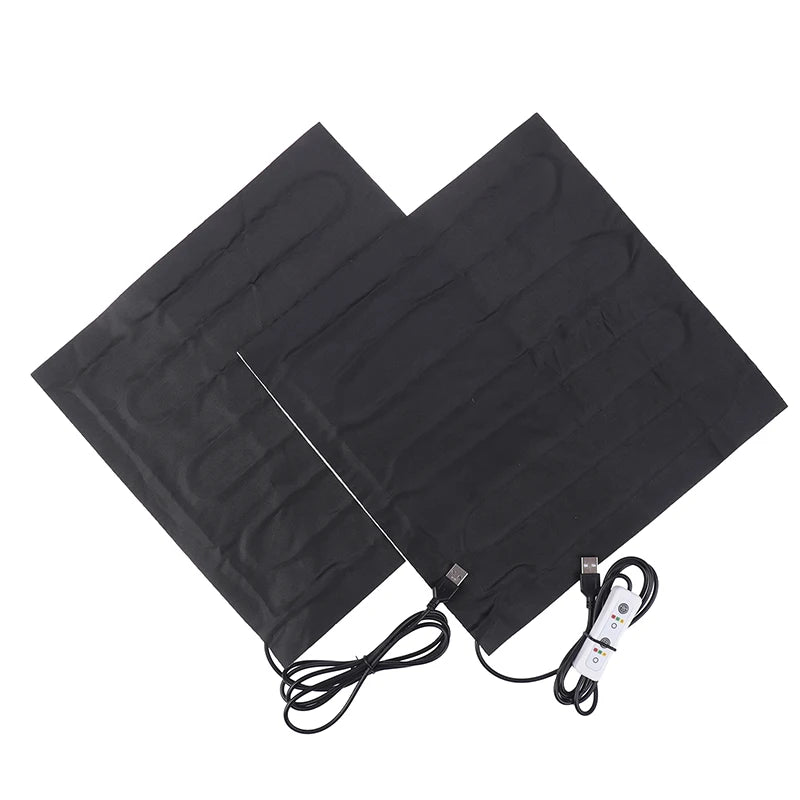 USB Heating Pad - Carbon Fiber Electric Soft Cushion Heater for Winter Vest Warmer - ZOOMNSTORE