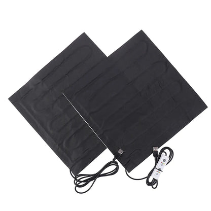 USB Heating Pad - Carbon Fiber Electric Soft Cushion Heater for Winter Vest Warmer - ZOOMNSTORE