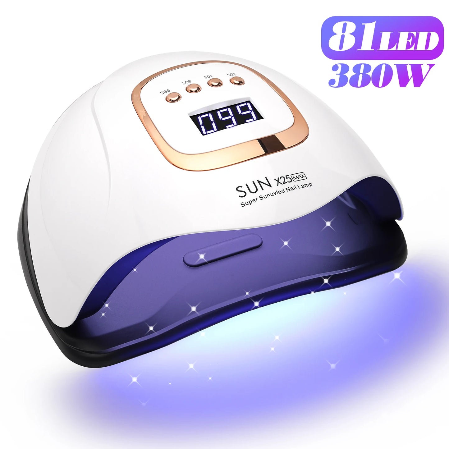 UV LED Nail Lamp - High Power Nail Curing Lamps With Smart Auto Sensor | Fast Gel Dryer - ZOOMNSTORE