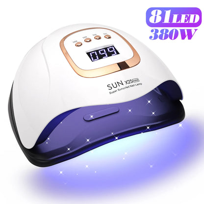 UV LED Nail Lamp - High Power Nail Curing Lamps With Smart Auto Sensor | Fast Gel Dryer - ZOOMNSTORE