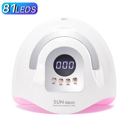 UV LED Nail Lamp - High Power Nail Curing Lamps With Smart Auto Sensor | Fast Gel Dryer - ZOOMNSTORE