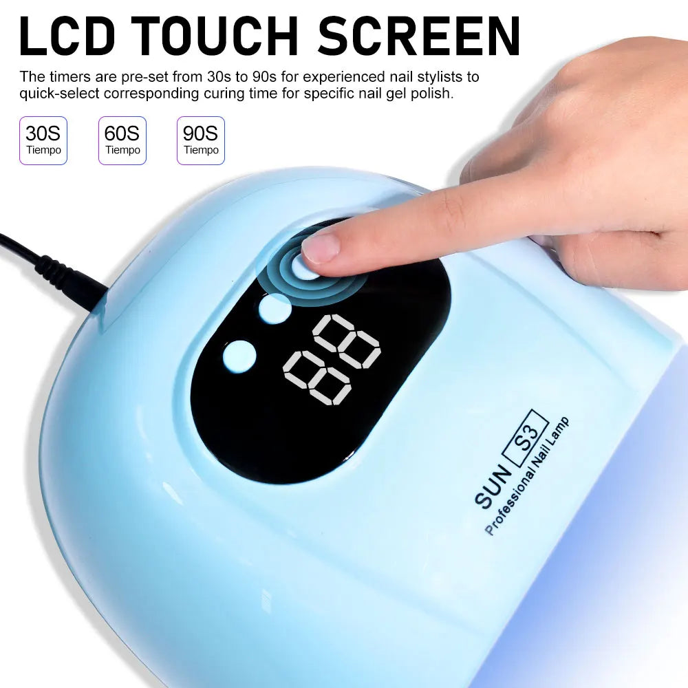 UV LED Nail Lamp - Professional Gel Nail Dryer with 24 LED Beads & Quick Drying - ZOOMNSTORE