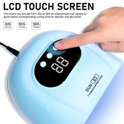UV LED Nail Lamp - Professional Gel Nail Dryer with 24 LED Beads & Quick Drying - ZOOMNSTORE