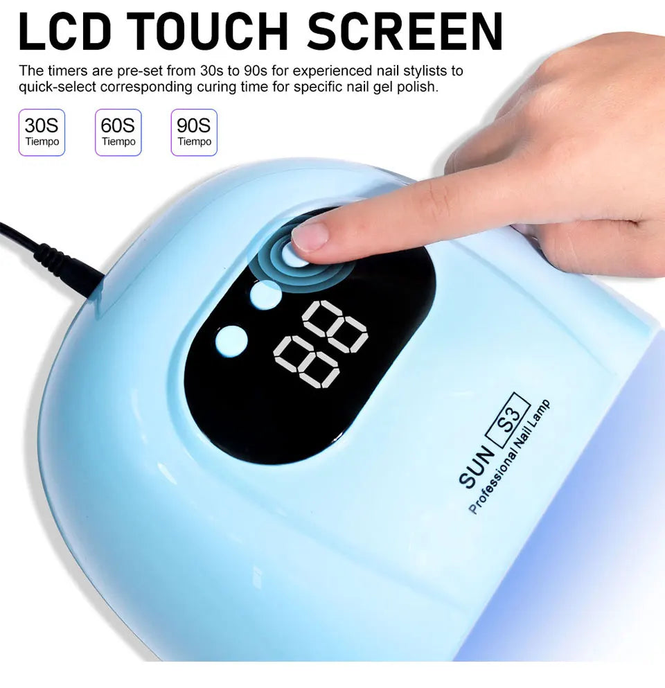 UV LED Nail Lamp - Professional Gel Nail Dryer with 24 LED Beads & Quick Drying - ZOOMNSTORE