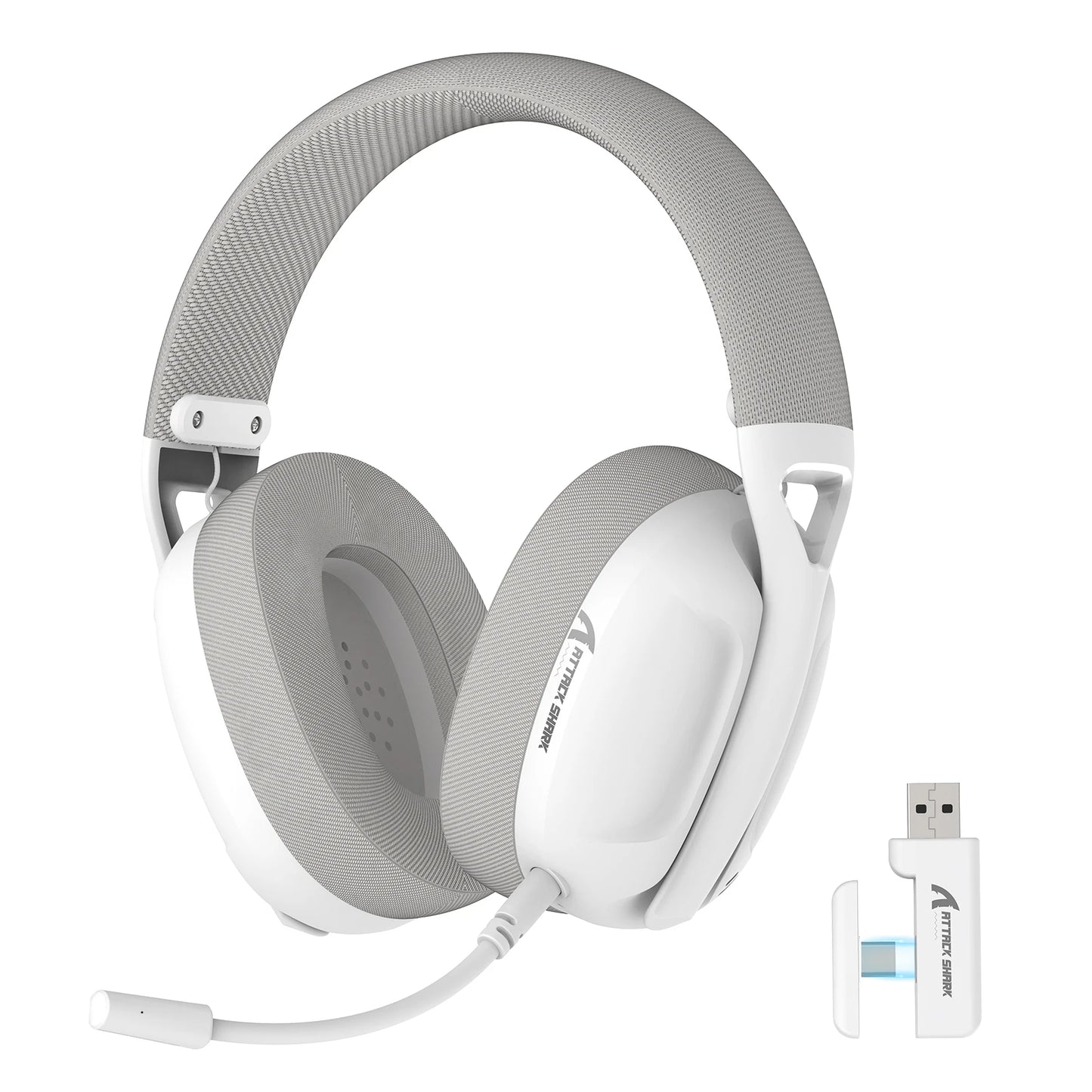 Ultra-Light Gaming Headset - ATTACK SHARK L80 WiredBluetooth24G 51 Channel Sound - ZOOMNSTORE