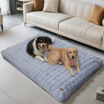Ultra Plush Dog Bed - Large Soft Pet Cushion with Premium Foam & Removable Cover - ZOOMNSTORE