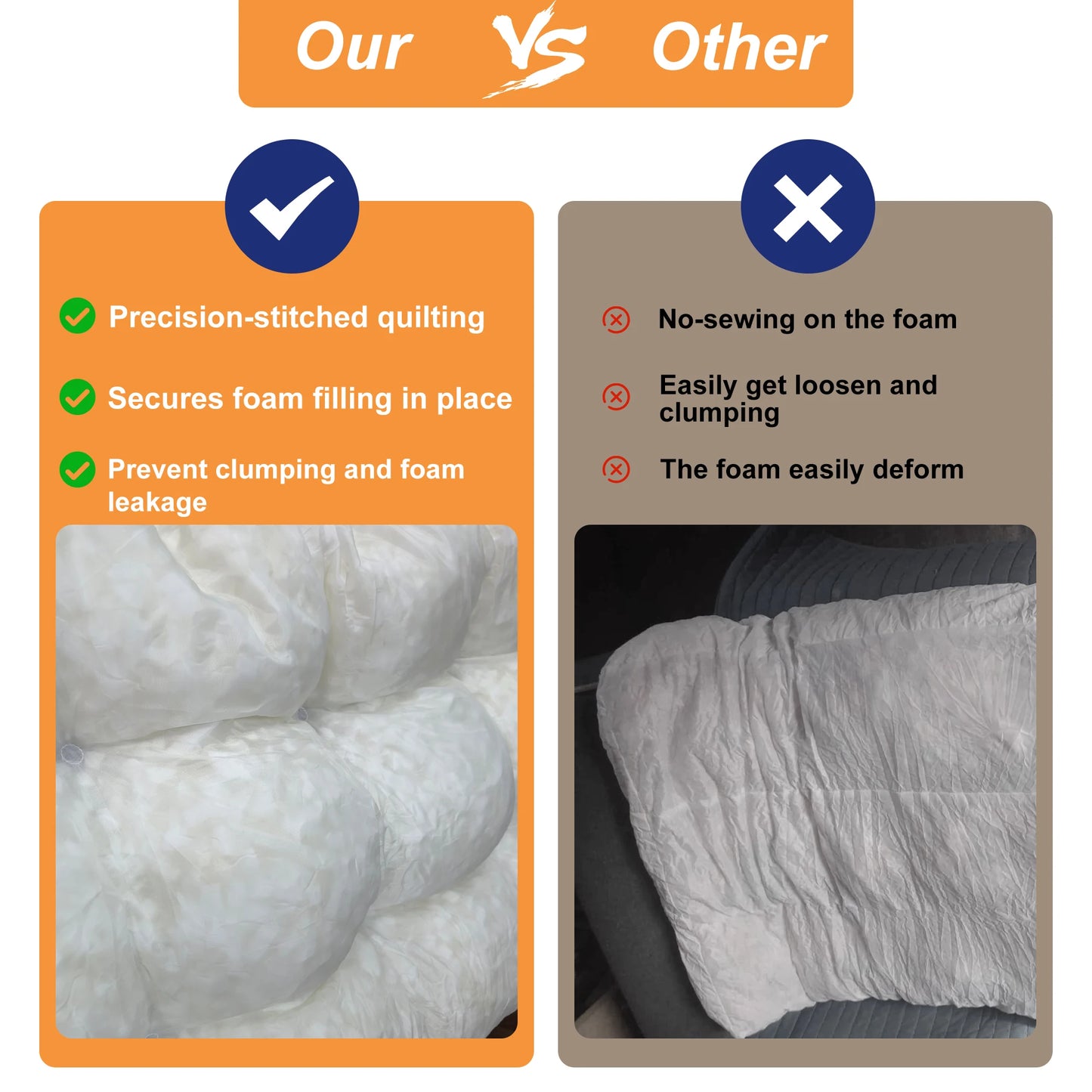 Ultra Plush Dog Bed - Large Soft Pet Cushion with Premium Foam & Removable Cover - ZOOMNSTORE