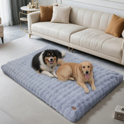Ultra Plush Dog Bed - Large Soft Pet Cushion with Premium Foam & Removable Cover - ZOOMNSTORE