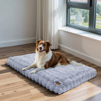 Ultra Plush Dog Bed - Large Soft Pet Cushion with Premium Foam & Removable Cover - ZOOMNSTORE