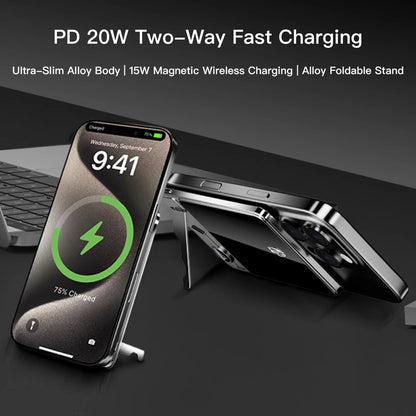 10000mAh Ultra Slim Power Bank for MagSafe,Magnetic Wireless 20W Fast Charging Portable Battery For iPhone Samsung Xiaomi iWatch - ZOOMNSTORE