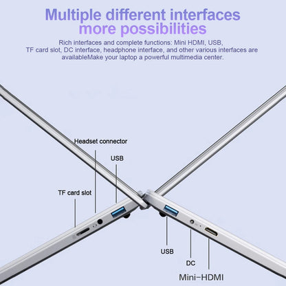 156 Ultra Slim Gaming Laptop - 16GB RAM 2TB SSD Intel N3700 1920x1080 Windows 11 Pro - ZOOMNSTORE