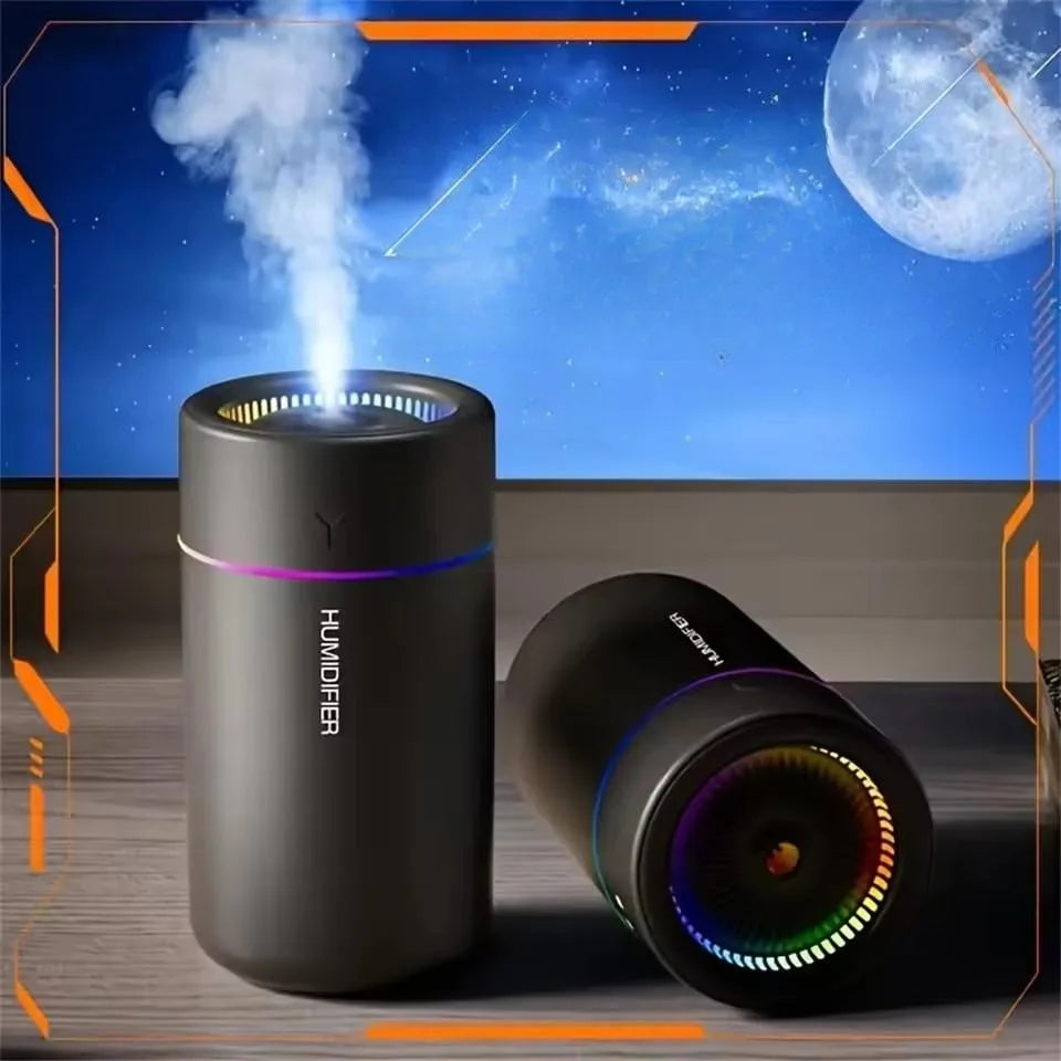 280ML Silent Aroma Diffuser - Colorful Humidifier with Atmosphere Light for Home  Car - ZOOMNSTORE