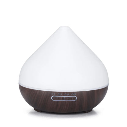 Ultrasonic Air Humidifier - 500ml Aromatherapy Diffuser with LED Night Light & Remote - ZOOMNSTORE