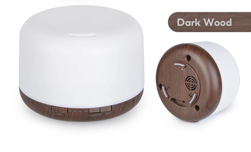 Ultrasonic Air Humidifier - Essential Oil Diffuser With Remote Control & LED Light - ZOOMNSTORE