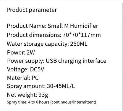 Mini Ultrasonic Humidifier  Aromatherapy Diffuser - Portable USB Essential Oil Sprayer with LED Lamp for Home  Car - ZOOMNSTORE