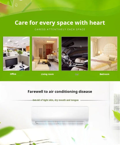Ultrasonic Humidifier - Wood Grain Portable USB Air Aromatherapy Mist Discharge - ZOOMNSTORE