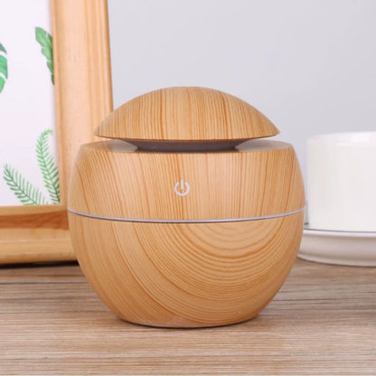 Ultrasonic Humidifier - Wood Grain Portable USB Air Aromatherapy Mist Discharge - ZOOMNSTORE