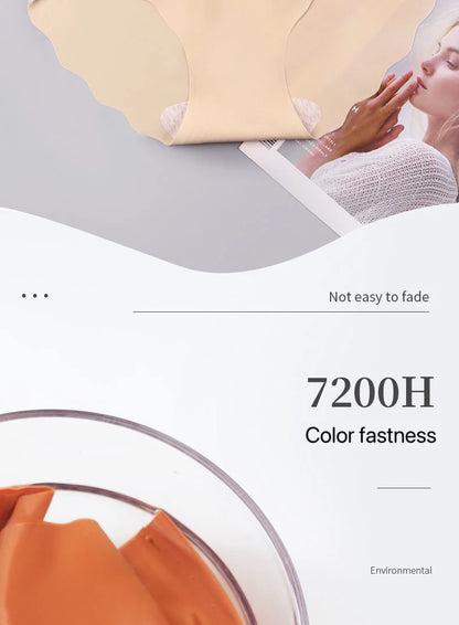 Ultrathin Panties Women - Plus Size Ice Silk High Waist Seamless Briefs - ZOOMNSTORE