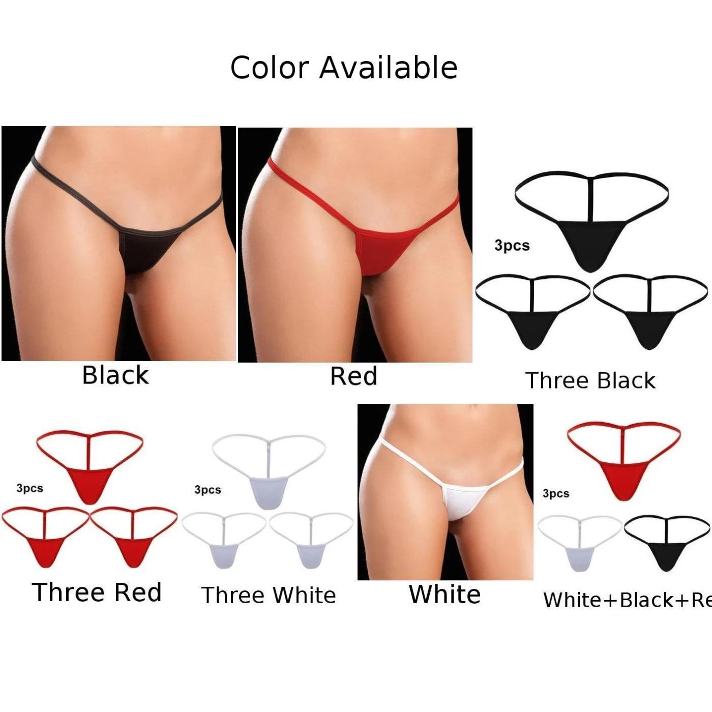 Ultrathin Seamless Womens Thongs - Sexy Solid Color Lingerie - ZOOMNSTORE