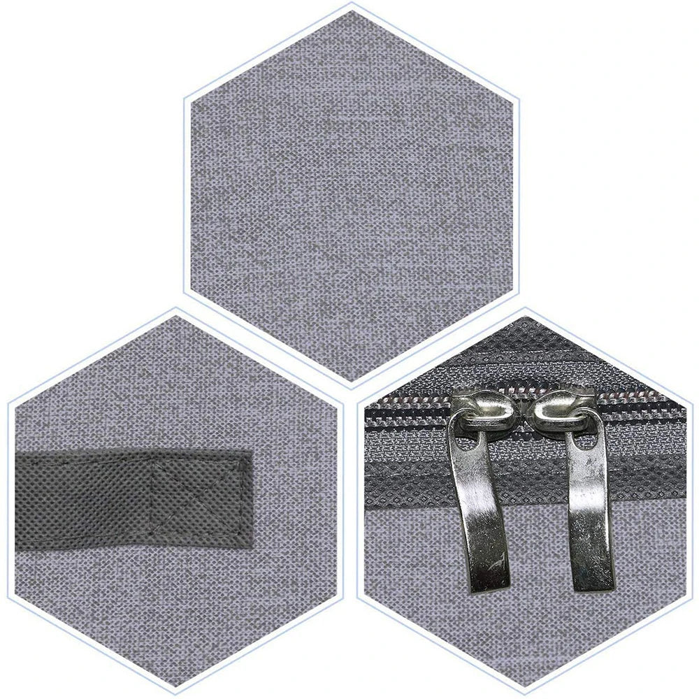 Under Bed Storage Bag – Foldable Quilt Organizer with Reinforced Handles, 2pcs - ZOOMNSTORE