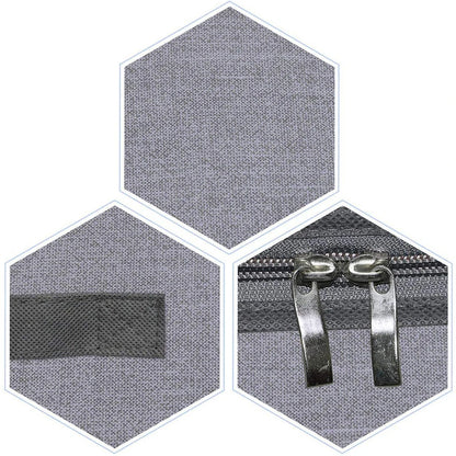 Under Bed Storage Bag – Foldable Quilt Organizer with Reinforced Handles, 2pcs - ZOOMNSTORE